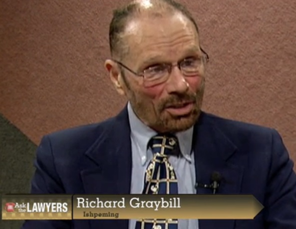 Attorney Richard Graybill 'Ask the Lawyers' WNMU-TV with super