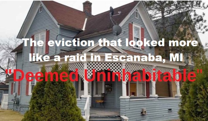 Eviction raid graphic