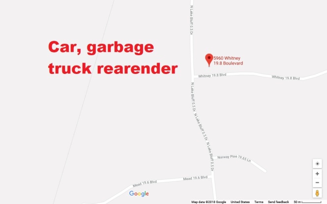 garbage truck crash map